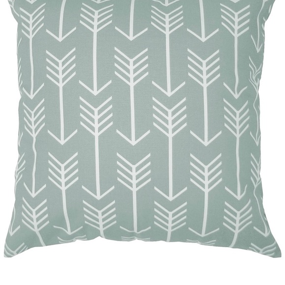 20x20 Grey Arrow Print Pillow Cover - Picture 2 of 4
